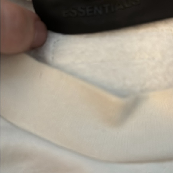 Fear of God, Essentials, Crewneck, White Cloud Size XS - Picture 8 of 8